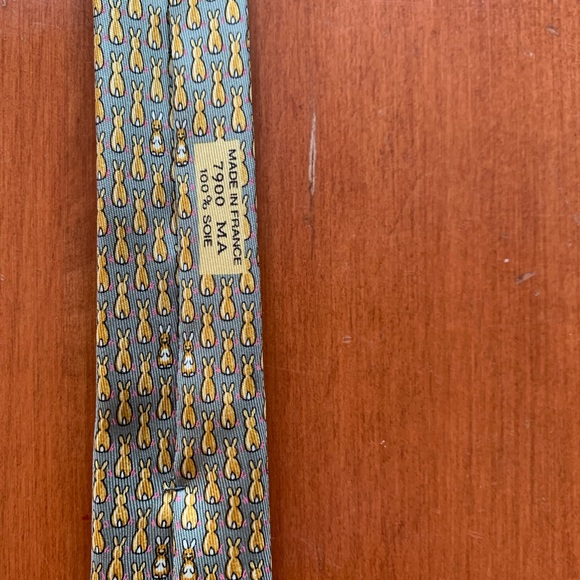 Hermès men’s vintage silk necktie - Picture 6 of 6